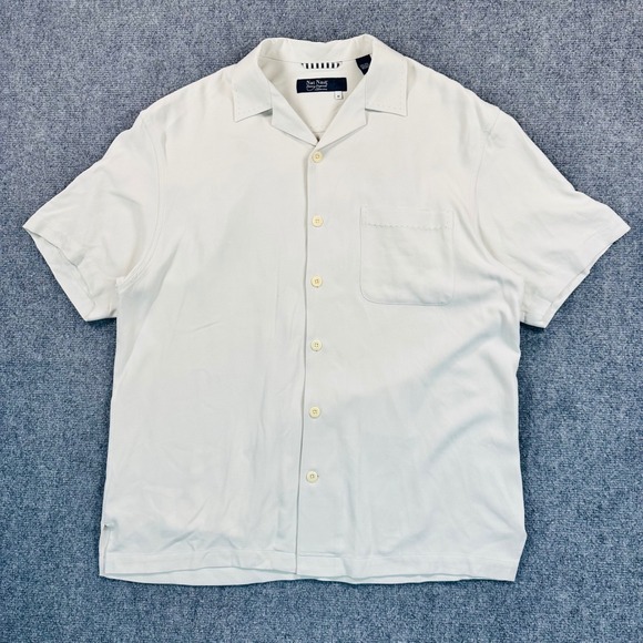 Vintage Nat Nast 100% Silk Camp Shirt Mens M Kentucky Jockey Club Horse Race - Picture 2 of 13